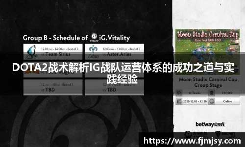 DOTA2战术解析IG战队运营体系的成功之道与实践经验